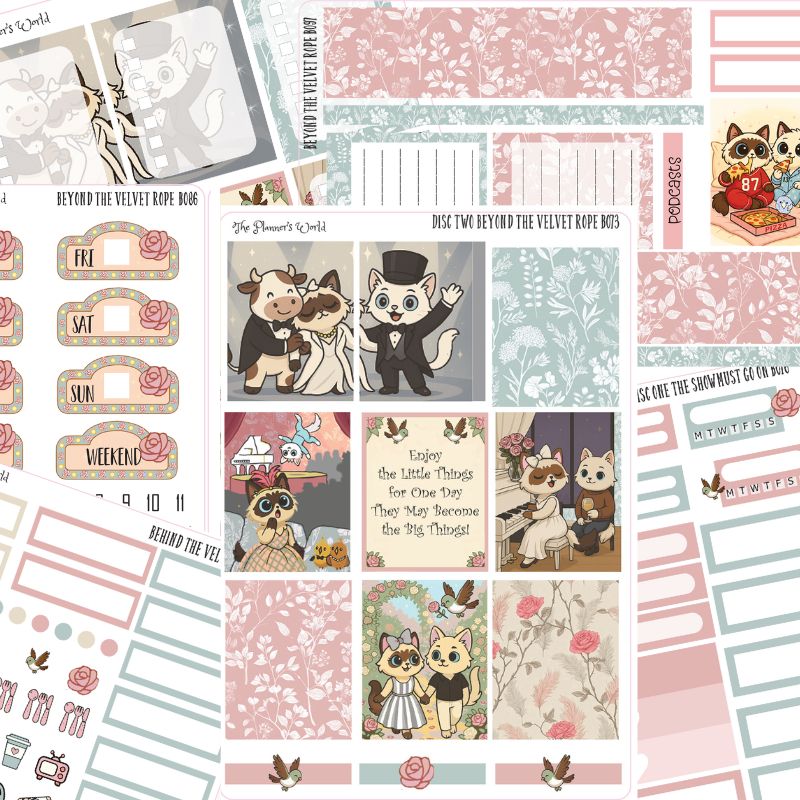 Haunted Homestead Weekly Vertical Planner Sticker Kit | by The Planner ...