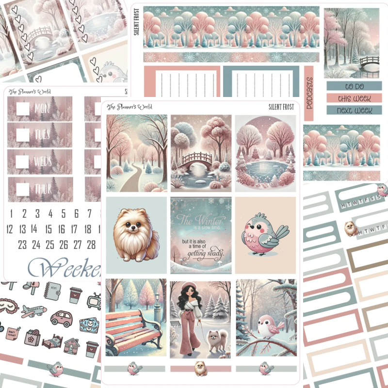 Weekly Planner Sticker Kit – A5 Vertical Fits Erin Condren – Pastel Wi ...