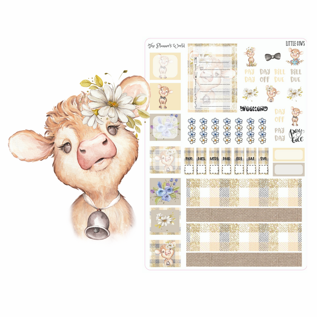 Little Cows Hobonich Weeks Kit - The Planner's World
