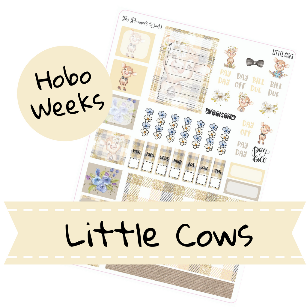 Little Cows Hobonich Weeks Kit - The Planner's World