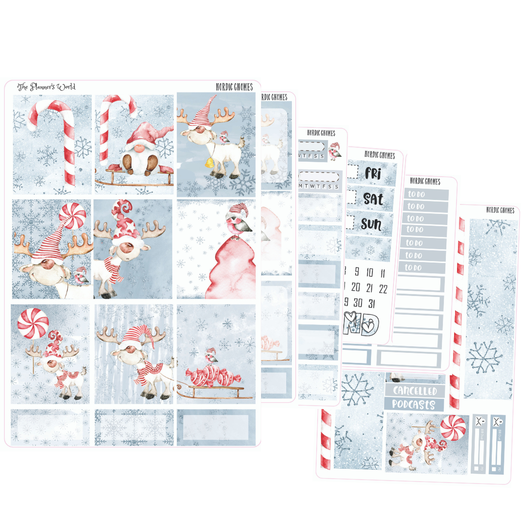 Planner Sticker Kit Vertical Weekly Stickers A5 Stickers - KIT-709 WEE ...