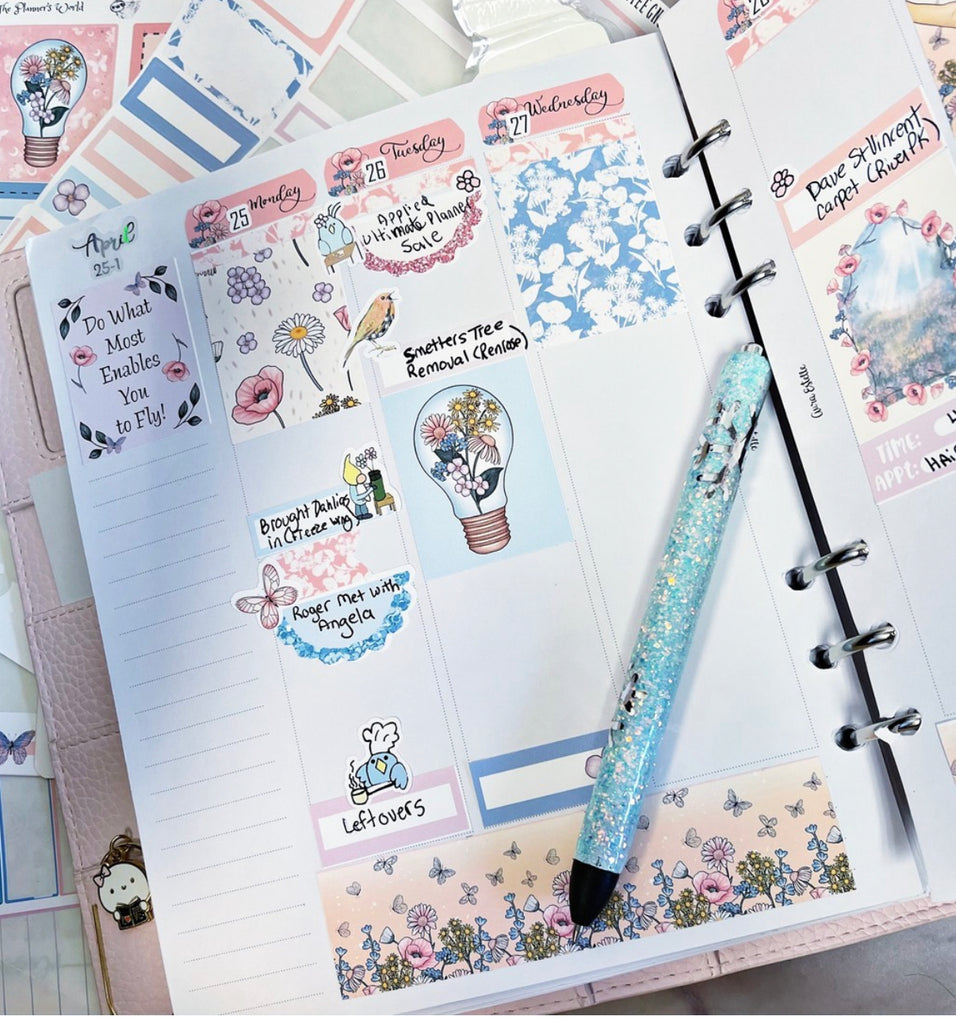 Pllanner Sticker Getting Started Using Stickers in your Planner – The Planner's World
