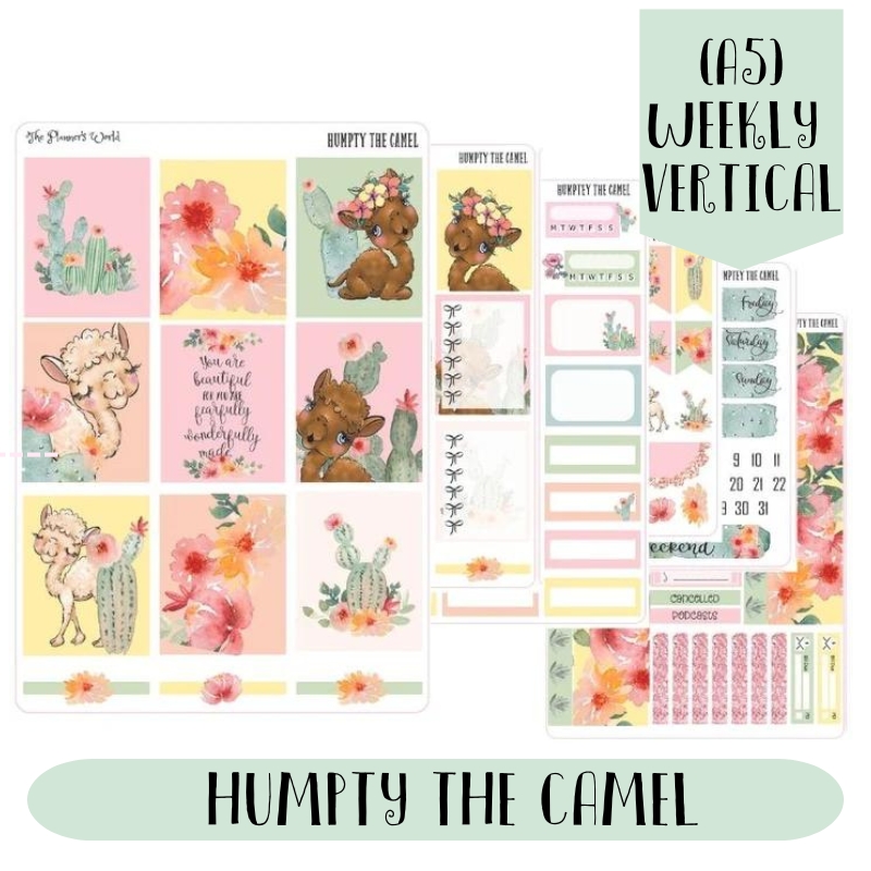 Planner Sticker Kit Vertical Weekly Stickers A5 Stickers - KIT-033 WEE ...