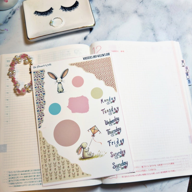 Journaling Sticker Kit - Whiskers and Willows - KIT-051 JOURNAL – The ...