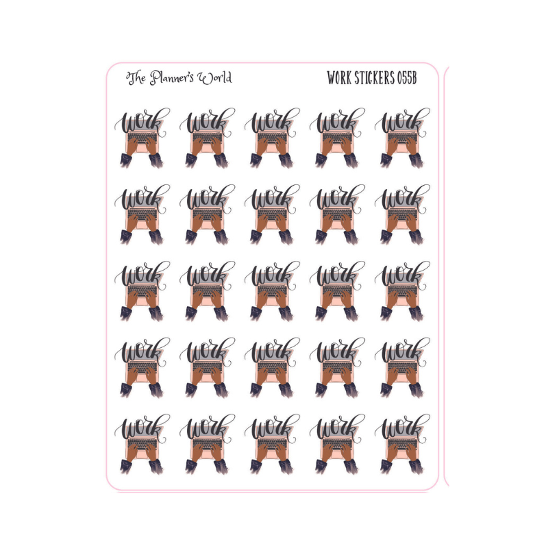 Work Script Planner Stickers – The Planner's World
