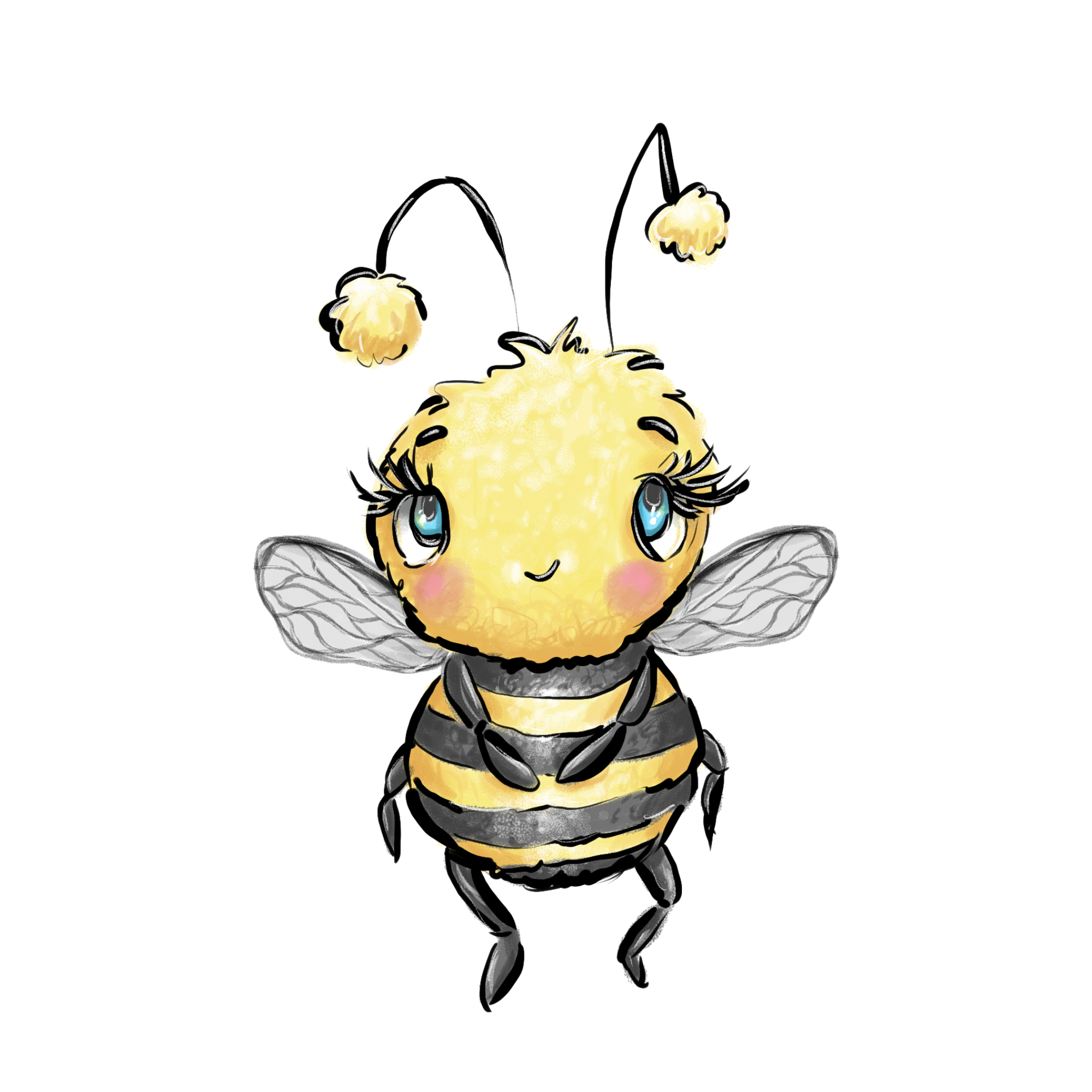 Premium Vector | Honey bees cute outline bee bundle. bee with honey and  flower.