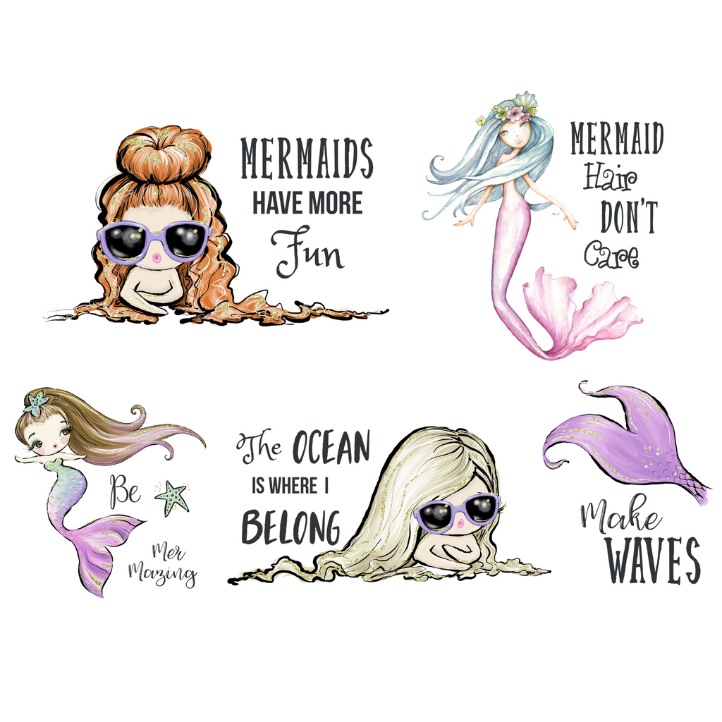 Be a Mermaid Die Cuts - The Planner's World