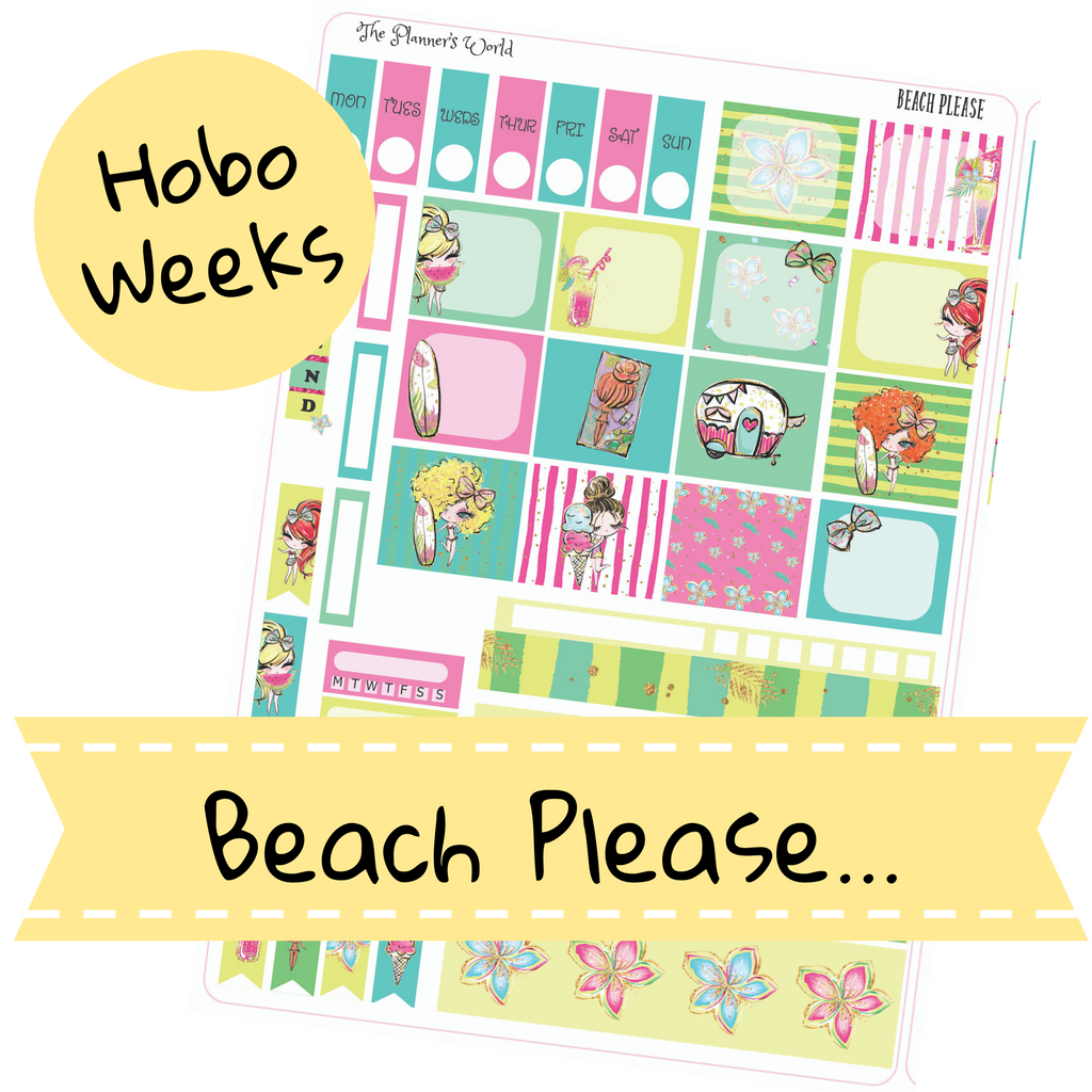 Beach Please Hobonich Weeks Kit - The Planner's World