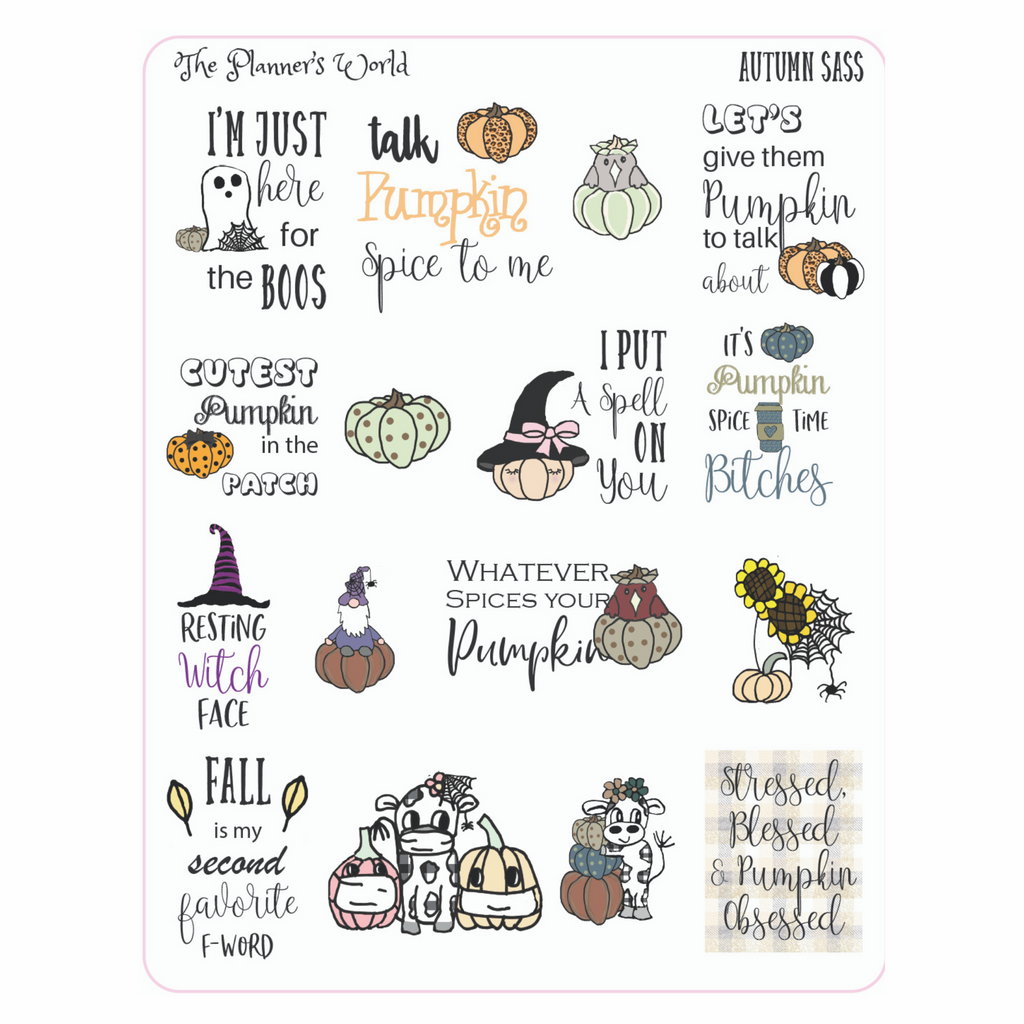 SCRIPT STICKERS – The Planner's World