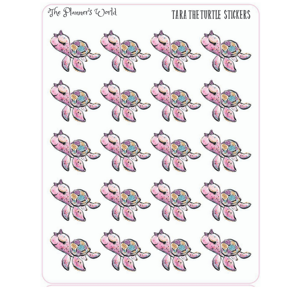 Turtle Planner Stickers - The Planner's World