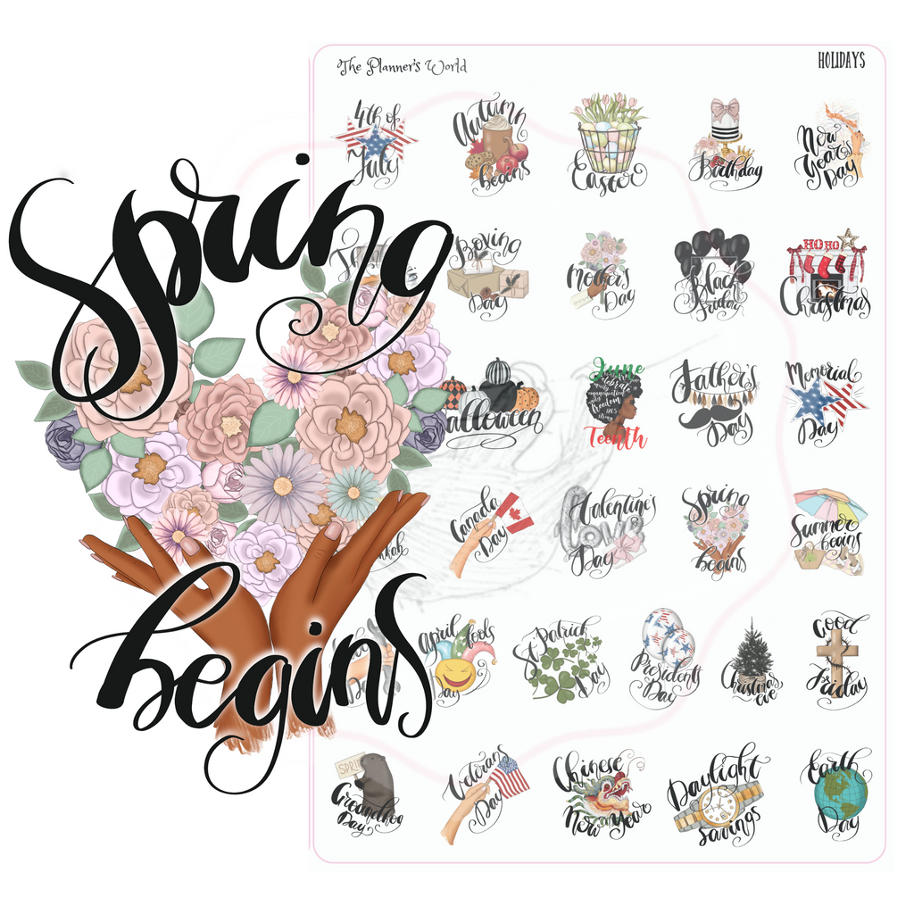 SCRIPT STICKERS – The Planner's World