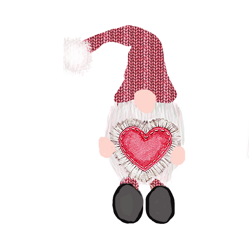 Swedish Gnome Die Cuts - Valentine Planner Stickers - Valentines - Holiday Diecuts - Valentines Day Stickers - The Planner's World