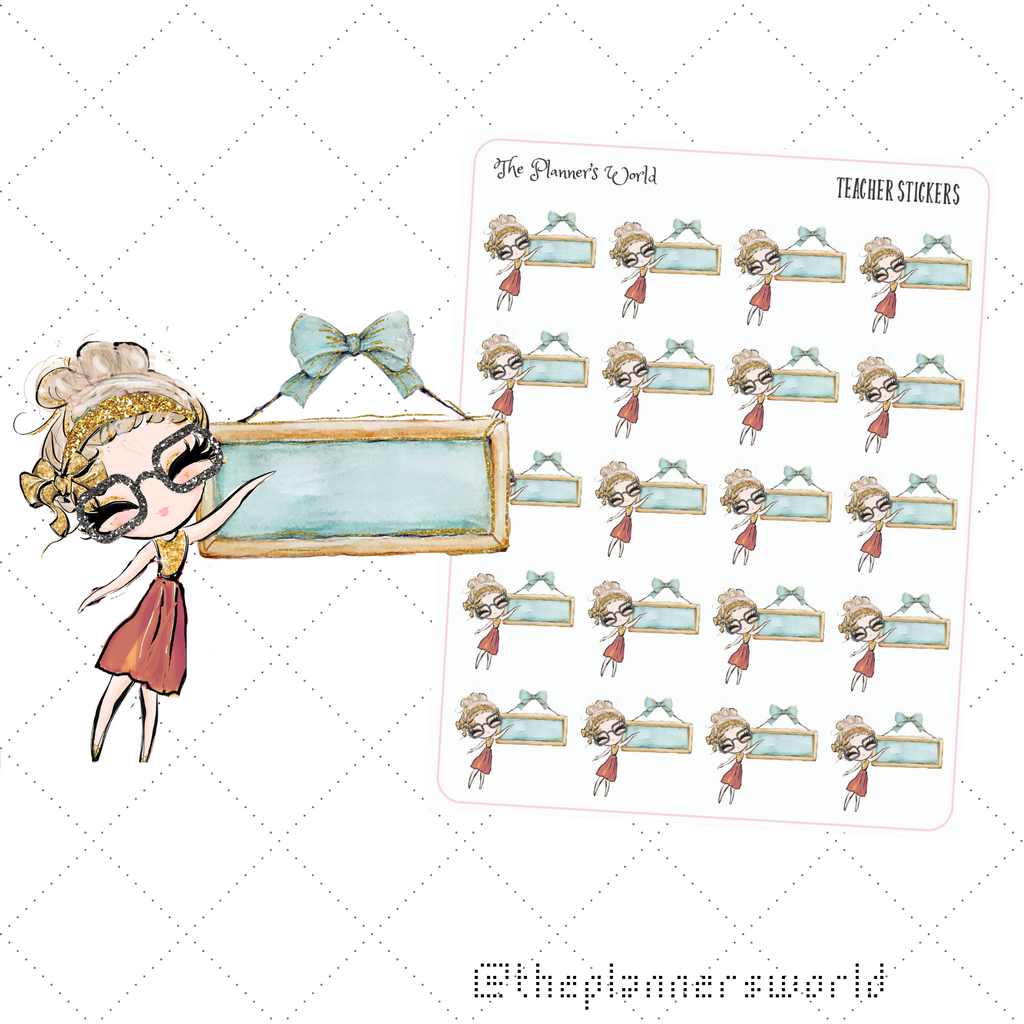 Teacher Planner Stickers - The Planner's World