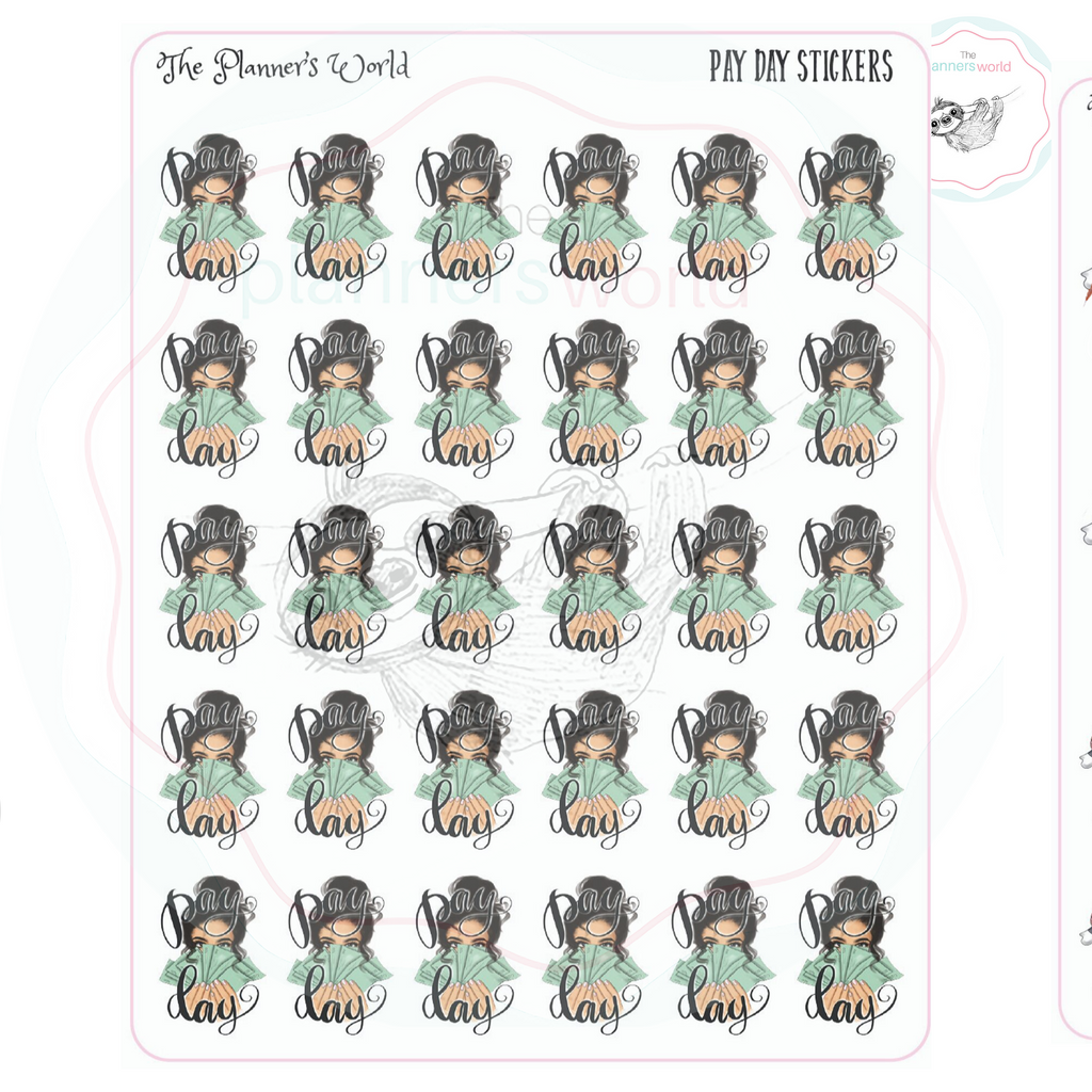 Payday Planner Stickers - adulting stickers - The Planner's World