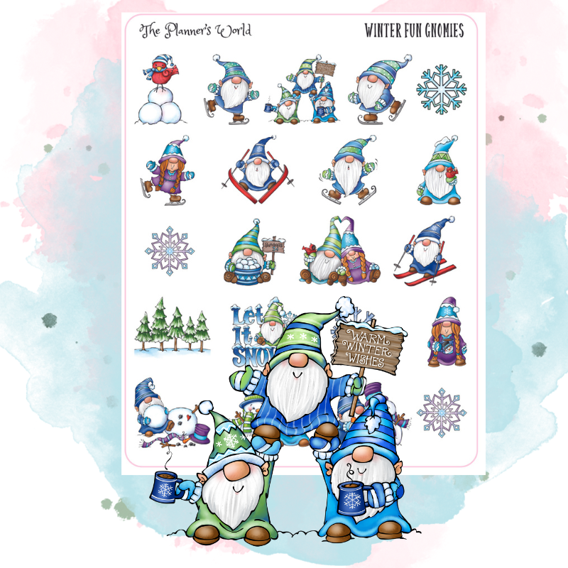 Warm Winter Stickers PNG