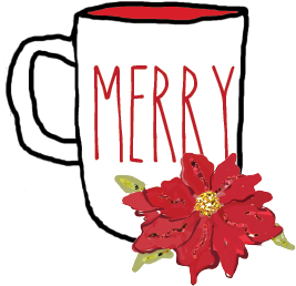 Christmas mug die cuts -  Inspired coffee mugs for the holidays - christmas mug die cuts - elf - The Planner's World
