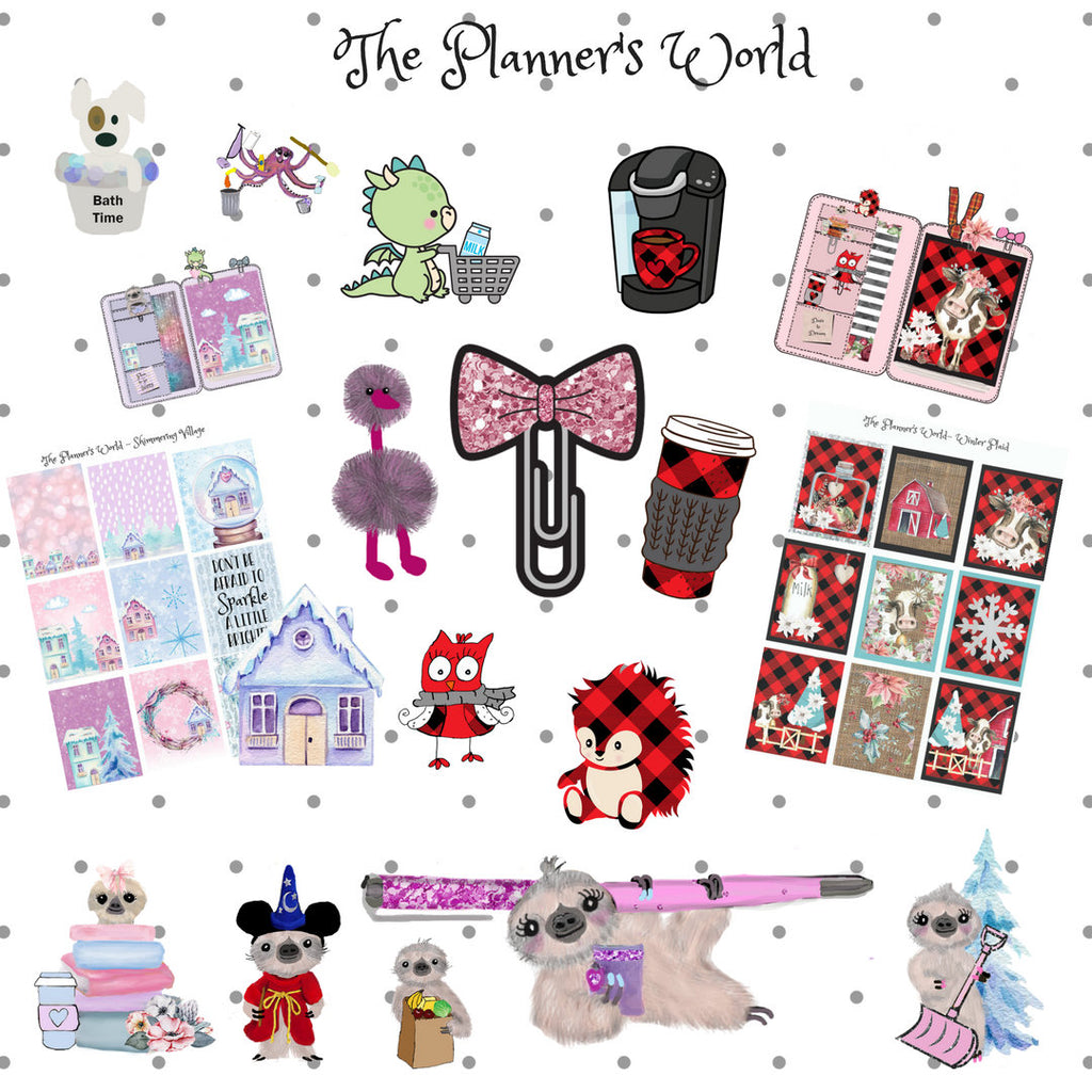 Enchanted Frog Stickers and Die Cuts - The Planner's World