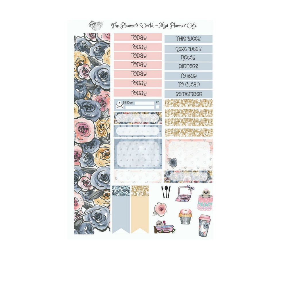 Planner Cafe Mini Weekly Planner Kit - The Planner's World