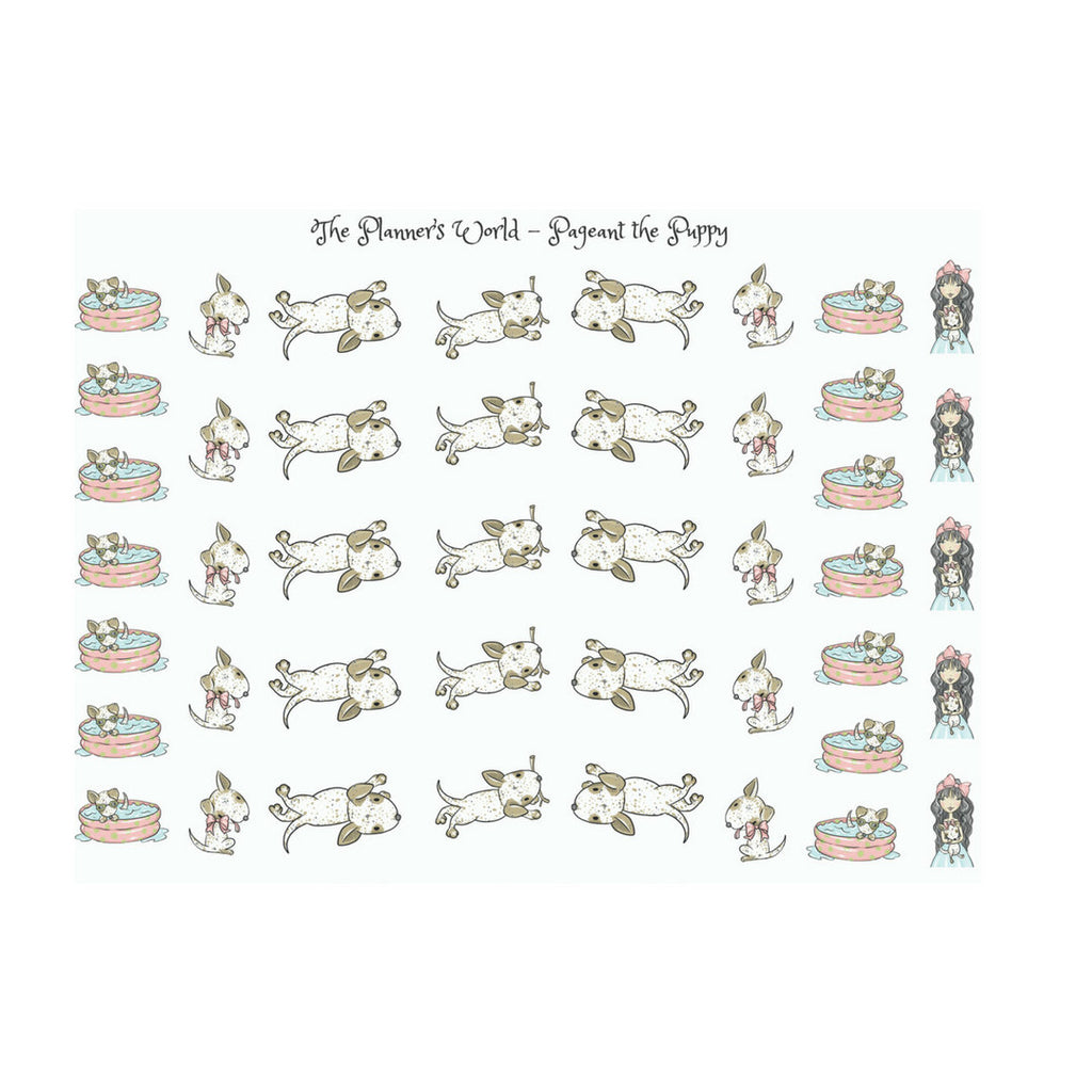Pageant the Puppy Stickers - The Planner's World