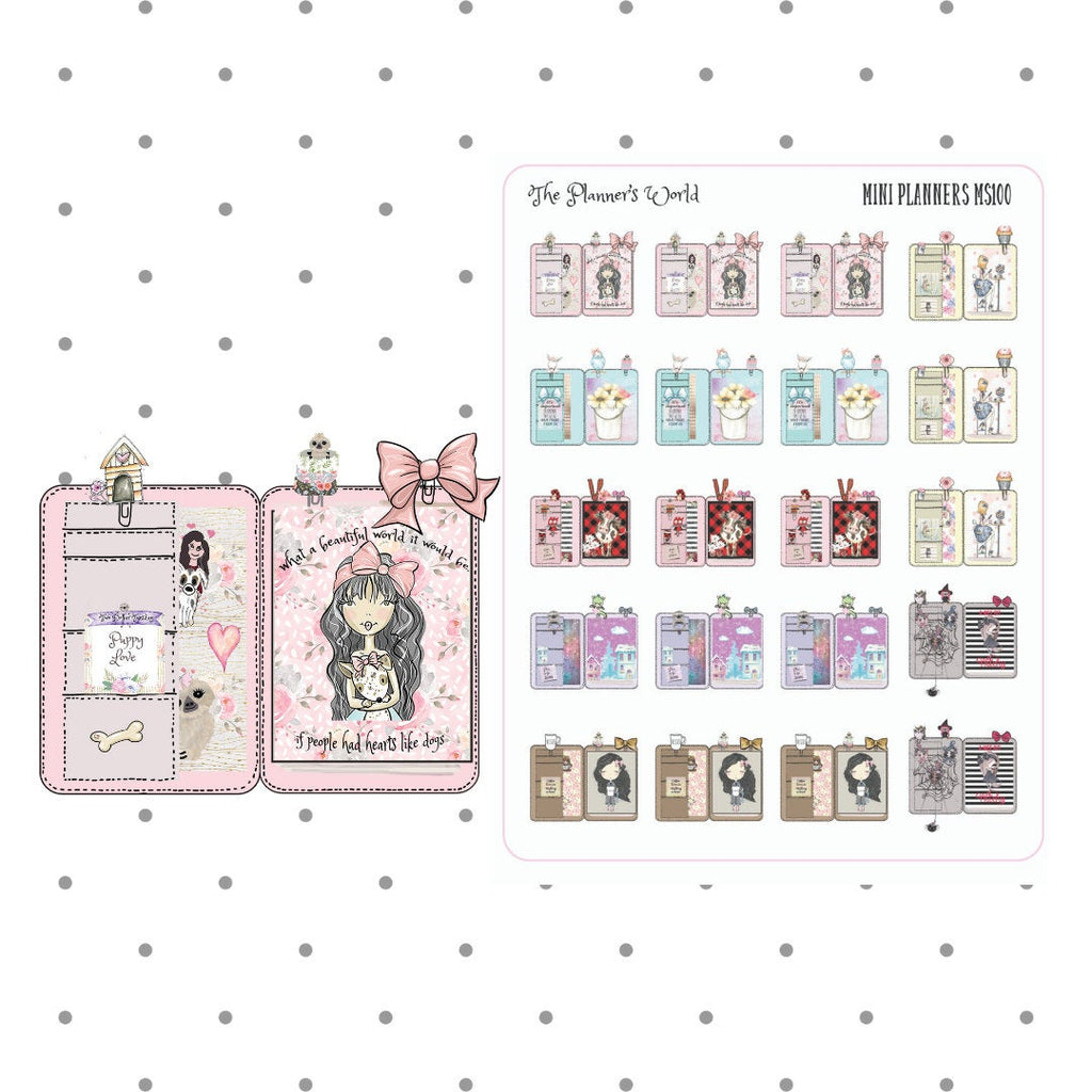 Hand drawn mini Planner Stickers - The Planner's World