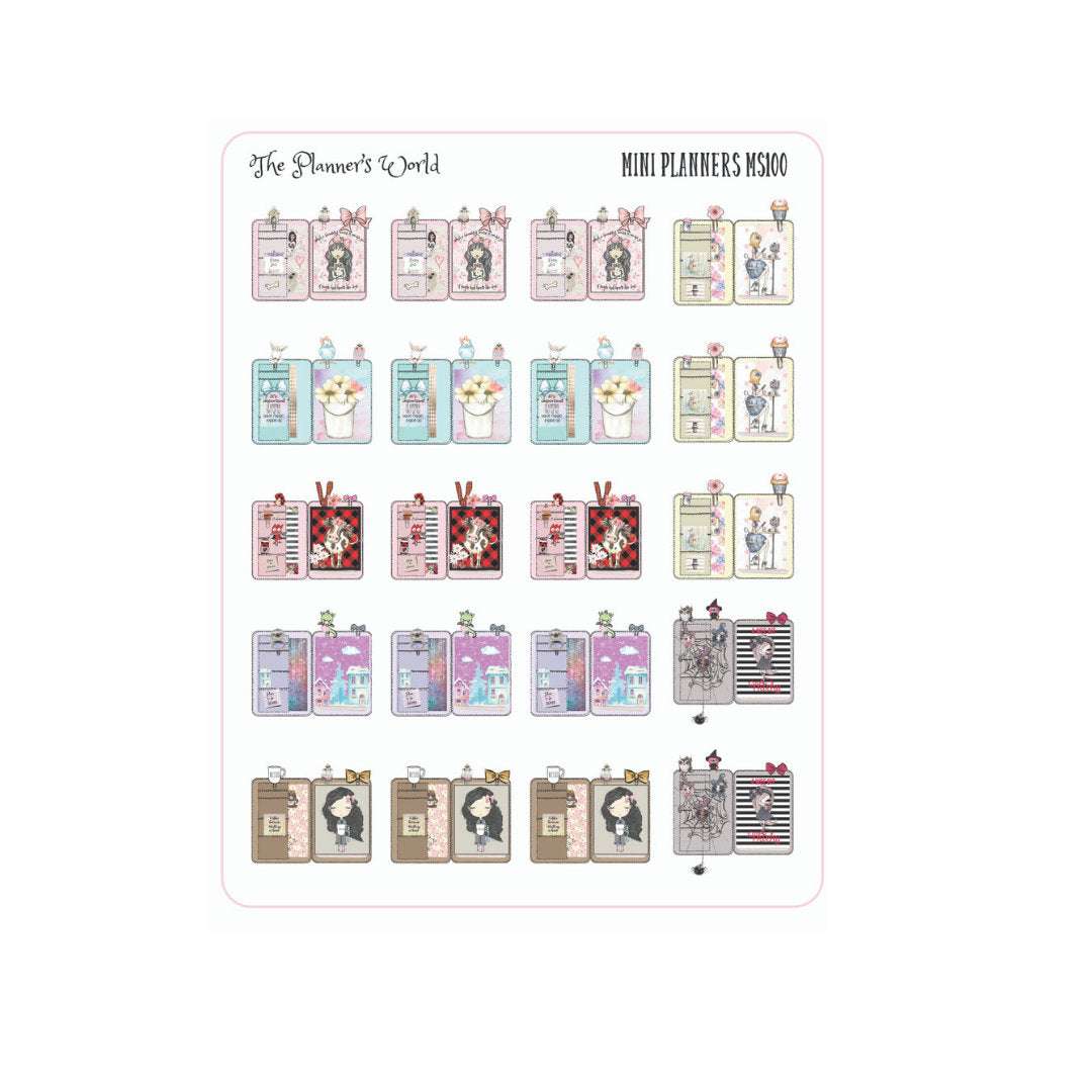 Mini Planner Stickers - Assorted Planners – The Planner's World