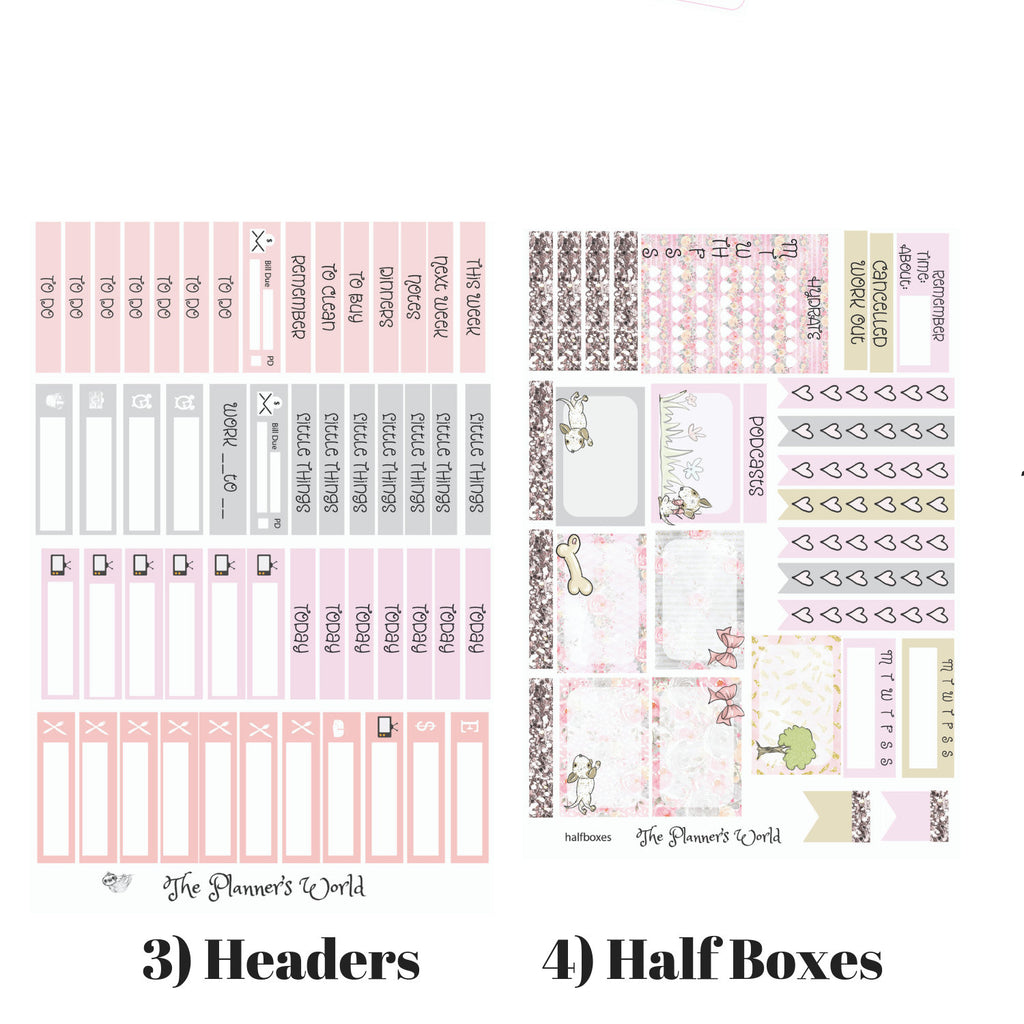 This home is filled with Love Weekly Vertical Kit - The Planner's World