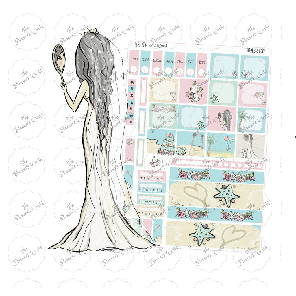 Endless Love Hobonichi weeks sticker Kit - The Planner's World