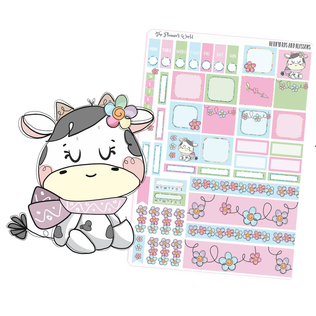 Hobonichi weeks weekly kit - Barnyards and Blossoms Hobonichi Kit - The Planner's World