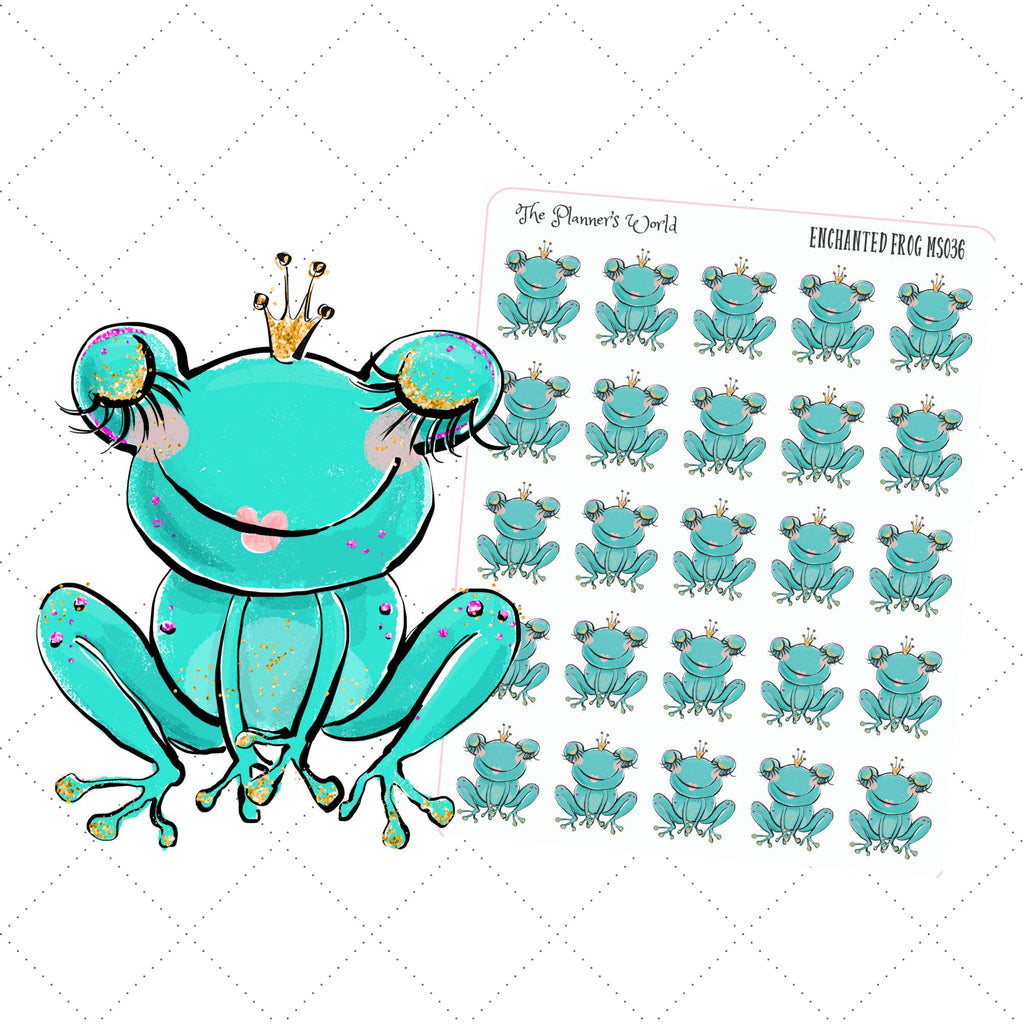 Enchanted Frog Stickers and Die Cuts - The Planner's World
