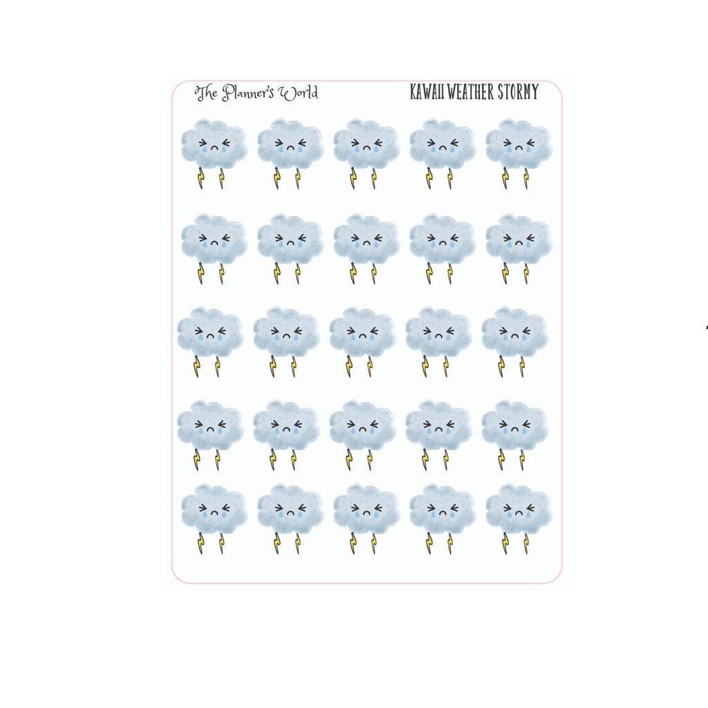 Weather Wizard Sticker Weather Icon Planner Stickers - Deco-025 – The Planner's World