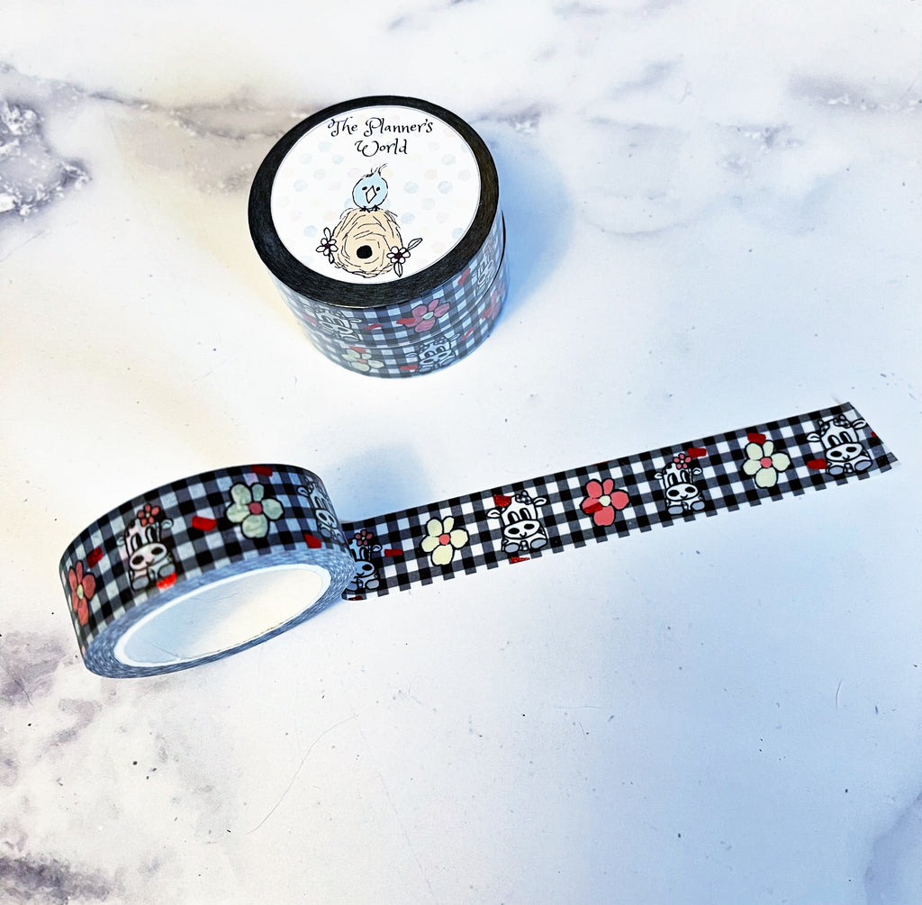 Thin Washi Tape, Pretty Washi Tape, Scrapbooking Tapes, Floral Washi Tape,  Bicycle Print Tape,spoon and Forks Print Tape Cameras Print Tape 