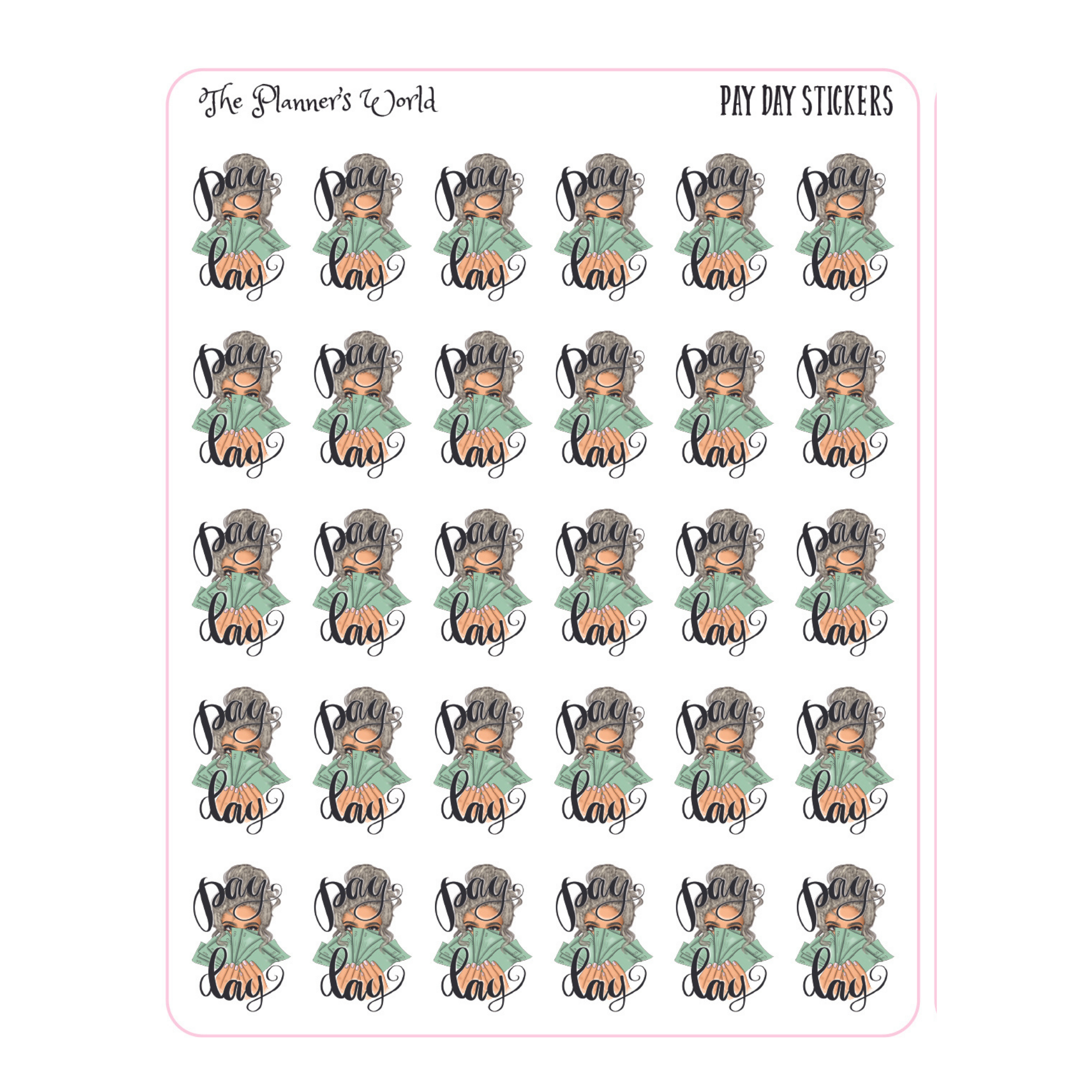 Snarky Adult Planner stickers - Prickly Panda – The Planner's World