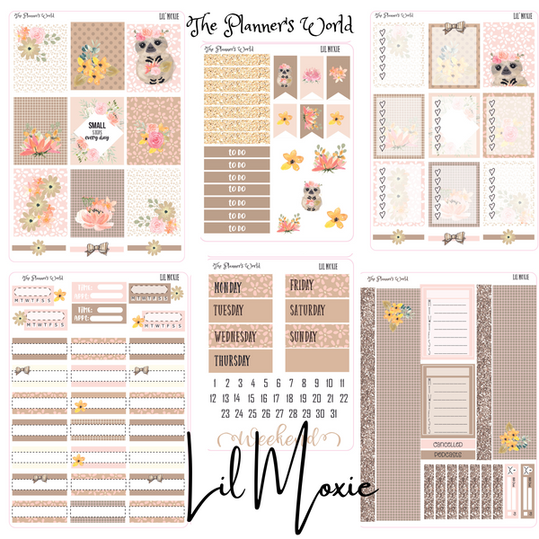 Cute Weekly Planner Stickers Mini Kit – Littlestarplans